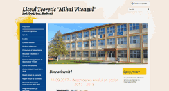 Desktop Screenshot of liceulmihaiviteazul.info